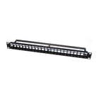 WP RACK PATCH PANEL CABLE MANAGE 24 PORTAS CAT5/6 UTP BLACK - WP Rack WPC-PAN-BU24