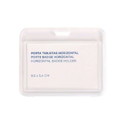 Porta Nomes Horizontal 85x54mm Transparente 1un - Outras 19025842