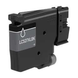Tinteiro pigmentado genérico preto LC527XL da Brother - Substitui o LC527XLBK/LC527BK - Brother BI-LC527XLBK(PG)