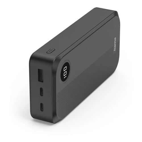 Powerbank 20000mAh USB-A 1 Porta + USB-C 2 Portas Preto - Hama HAM201755