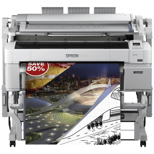 Epson SureColor SC-T5200 MFP HDD, Jato de tinta, 2880 x 1440 DPI, HP-RTL, HP-GL/2, ESC/P-R, PostScript 3, Pigment photo black, Pigmento preto fosco, Pigmento ciano, Pigmento amarelo, Pigmento magenta, 600 x 600 DPI, CIS - Epson C11CD67301A2