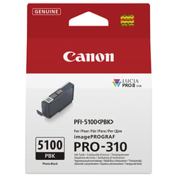 CANON PFI-5100 SERIES PHOTO BLACK INK TANK - Canon 6952C001