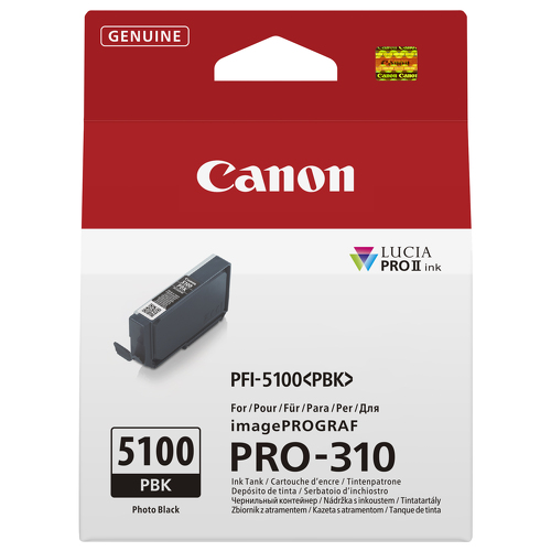 CANON PFI-5100 SERIES PHOTO BLACK INK TANK - Canon 6952C001