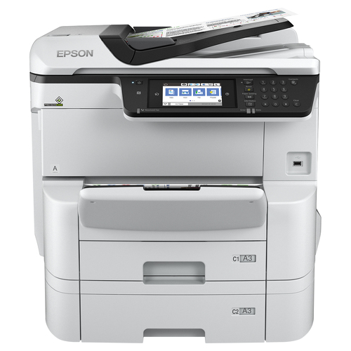Epson WorkForce Pro WF-C8690DTWF, Jato de tinta, Impressão a cores, 4800 x 1200 DPI, A3+, Impressão directa, Branco - Epson C11CG68401PA