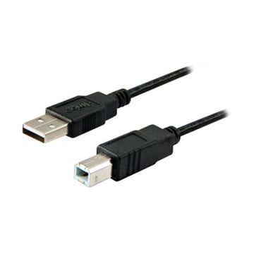 Equipar o cabo da impressora USB-A 2.0 macho para USB-B macho 1.8m - Equip EQ128860