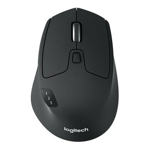 Logitech M720 Triathlon Wireless Bluetooth 1000dpi Mouse - 7 botões - Mão direita - Preto - Logitech 910-004791