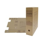 Caixa Arquivo Definitivo L80 340x250mm Kraft 50un - SmartD 170107