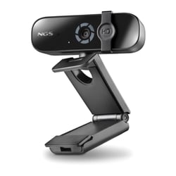Webcam NGS XpressCam 2000 FullHD 2K USB 2.0 - Microfone multidirecional - Filtro de privacidade - Amplo campo de visão - Cabo de 1,50 m - Preto - NGS XPRESSCAM2000