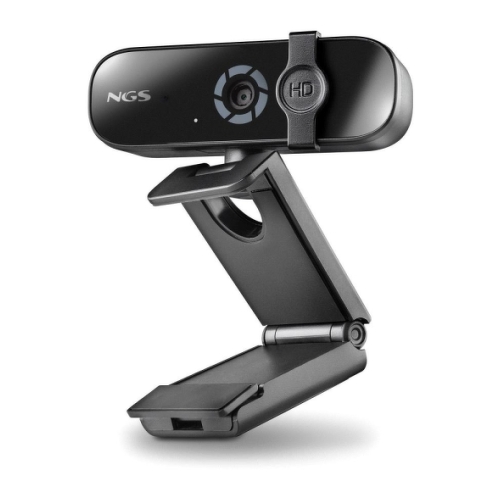 Webcam NGS XpressCam 2000 FullHD 2K USB 2.0 - Microfone multidirecional - Filtro de privacidade - Amplo campo de visão - Cabo de 1,50 m - Preto - NGS XPRESSCAM2000