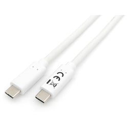 Equip Cabo USB 3.2 Gen 1 C para C, M/M, 2,0 m, M/M, transferência 5G, 3 A (60 W), branco - Equip 128362