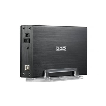 Caixa externa 3Go para HD 3,5" IDE + SATA USB 2.0 - Preto - 3Go HDD35BKIS