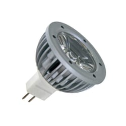 Lâmpada LED 1W Branco Frio (6400K) 12VAC/DC - MR16 - Velleman VELLAMPL1MR16CW