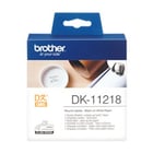 Etiquetas pré-cortadas circulares (papel térmico). 1.000 etiquetas brancas de 24 mm - Brother DK11218