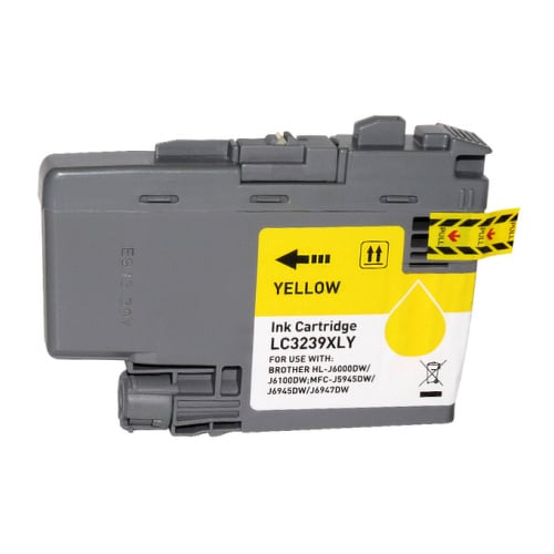 Brother LC3239XL Yellow Pigment Ink Ink Cartridge Genérico - Substitui LC3239XLY - BI-LC3239XLYL(PG)
