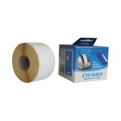 Etiquetas Brancas p/ Pastas Arq. Dymo 190mmx38mm 1Rolo 110 Etiquetas (99018) - Dymo 127Z31066