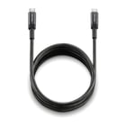 Cabo NGS USB-C macho para USB-A macho 2.0 - Carregamento ultrarrápido até 65 W - Comprimento 3 m - Cor preta - NGS 301242