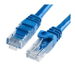 Equipar Cabo de Rede RJ45 Cat.6 Mangueira 0,5m - Cor Azul - Equip EQ625437