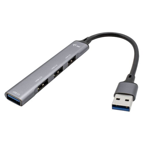 Hub i-tec USB 3.0 1x USB 3.0 + 3x USB 2.0 - Metal - i-tec U3HUBMETALMINI4
