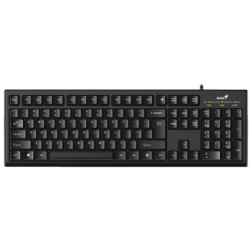 Teclado KB-100 Black USB, AI Key - Genius 31300005420