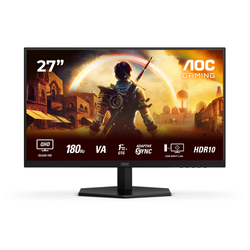 AOC MONITOR VA 27" 16:9 QHD 180HZ HDMI DP COLUNAS Q27G42XNE - AOC Q27G42XNE