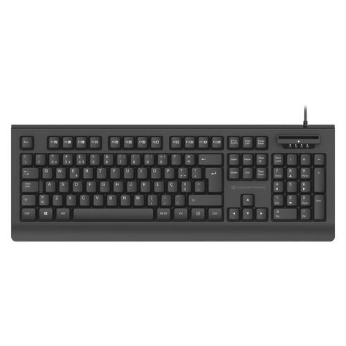 CONCEPTRONIC TECLADO KAYNE C/ LEITOR SMART CARD - Conceptronic 120850407101