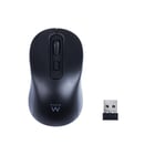 EWENT RATO WIRELESS SILENT BLACK 1600DPI - Ewent EW3218