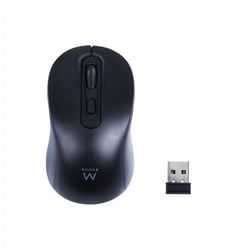 EWENT RATO WIRELESS SILENT BLACK 1600DPI - Ewent EW3218
