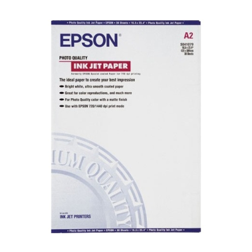 Papel de Qualidade Fotográfica A2 (30 Folhas) - Epson C13S041079