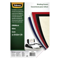 Cartolina A4 250gr Cromolux 1 Face Branco Cx 100un - Fellowes 1721013