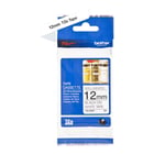 Fita não laminada. Texto preto sobre fundo branco. Largura: 12 mm. Comprimento: 8 m - Brother TZeN231