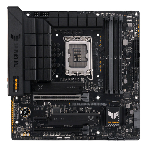 MB ASUS TUF GAMING B760M-PLUS D4 SK LGA1700 4DDR4 HDMI/DP mATX - Asus 90MB1DI0-M0EAY0