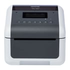 Impressora de etiquetas e talões de tecnologia térmica direta para uso comercial com placa de rede, WiFi e Bluetooth e uma resolução de 300 ppp - Brother TD-4550DNWB