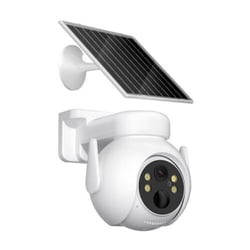 Câmara de vigilância XO CR10 WiFi - Motorizada 355º - Deteção de movimento - Visão nocturna - IP66 - Som bidirecional - Painel solar - XO XOCR10