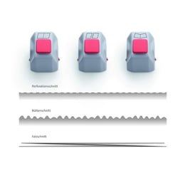 Pacote Dahle com 3 cabeças de corte criativas para tesouras Dahle 508 de 3ª geração - Dahle 00981-14987