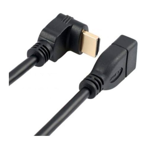 EWENT ADAPTADOR FLEXIVEL 90 GRAUS HDMI 2.0 4K 60HZ M/F 0.15MT - Ewent EC1339