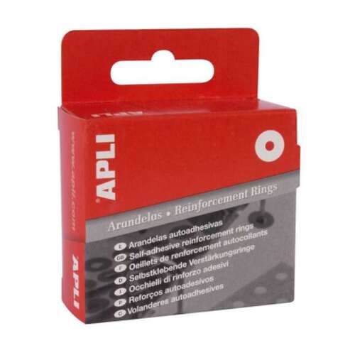 Apli Pack de 500 Arandelas de Refuerzo 13mm - Polipropileno - Color Blanco - APLI 07111