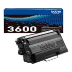 Toner preto. Duração estimada: 3.000 páginas segundo ISO/IEC 19752 - Brother TN3600