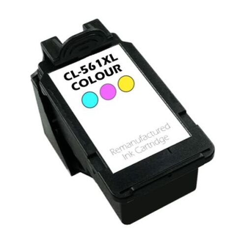 Cartucho de tinta colorido remanufaturado Canon CL561XL - 3730C001/3731C001 - Canon CI-CL561XL