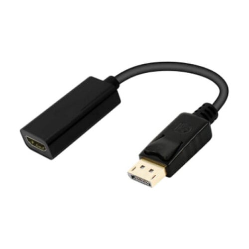 EWENT ADAPTADOR DISPLAYPORT HDMI M/F DP 1.2 4K 0.15MT - Ewent EC1456