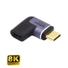 EWENT ADAPTADOR MAGNETICO USB-C 90 GRAUS USB4 PD140W 8K60HZ - Ewent EC1048