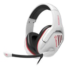 Unykach Gaming Nova Gpro White 2.1 Headset com microfone ajustável - Banda para a cabeça ajustável - Almofadas almofadadas - Controlos no cabo - Cabo de 1,20 m - Branco - Unykach 237482