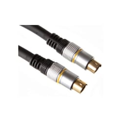 Cabo S-VHS Profissional Macho/Macho 2,5m - Velleman VELPAC409T025