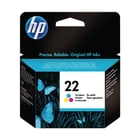 HP 22 Tri-colour Inkjet Print Cartridge tinteiro Original Ciano, Magenta, Amarelo - C9352A