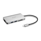 Kensington UH1400P Hub USB-C 3x USB 3.2, 1x USB-C até 85W, 1x HDMI 2.0, Leitor SD, Leitor MicroSD - Cor Prata - Kensington K33820WWWWWW
