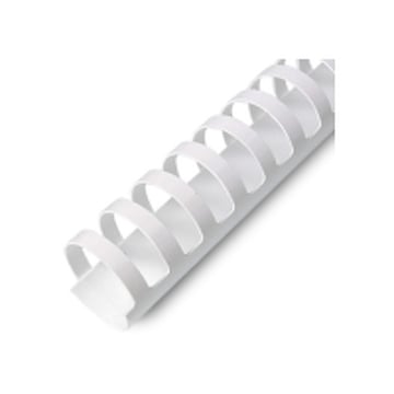 Argolas PVC Encadernar 19/20mm Branco 165 Folhas 100un - Leitz 1713019