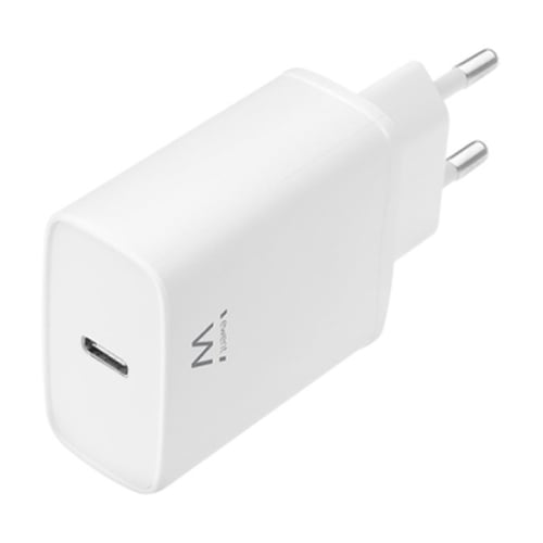 EWENT CARREGADOR USB-C SMART IC 20W POWER DELIVERY WHITE - Ewent EW1320