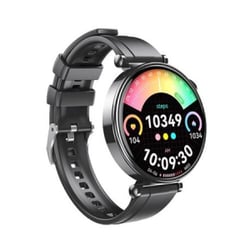 Smartwatch XO GT4 Mini Tela Redonda AMOLED de 1,32" - Multiesporte - Monitoramento do Sono - Chamadas Bluetooth - IP68 - Preto - XO XOGT4MINIBK