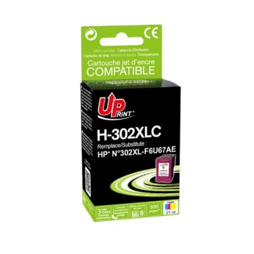 UPSP-F6U67A(302XLC), 400 Páginas (18 ml) - HP UPSP-F6U67A(302XLC)