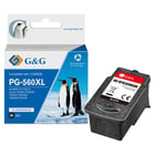 Cartucho de tinta preto remanufaturado G&G Canon PG560XL - Substitui 3712C001/3713C001 - Canon GG-PG560XL