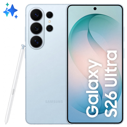 SAMSUNG SMARTPHONE GALAXY S26 ULTRA 12GB 512GB AZUL CLARO - Samsung SM-S948BLBGEUB